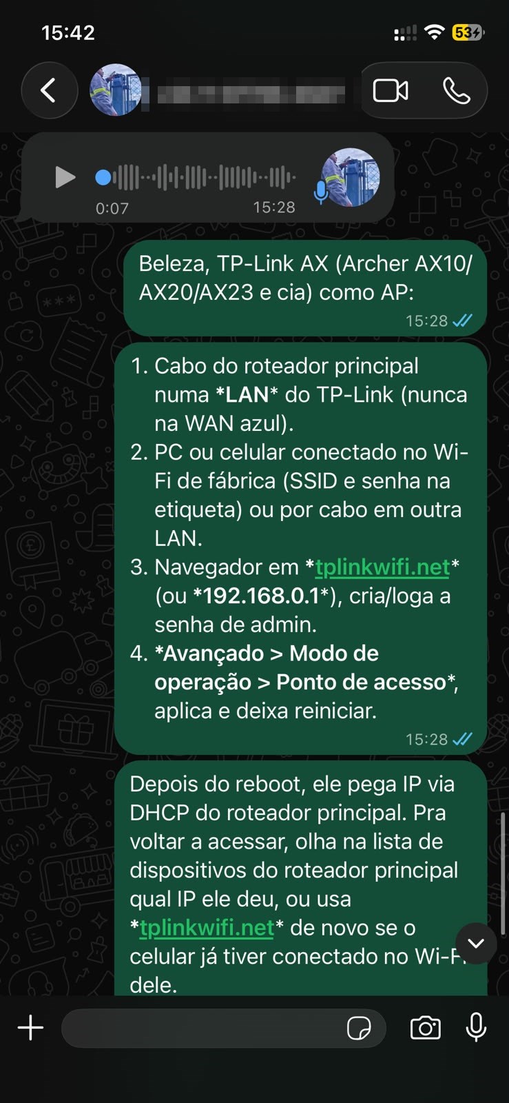 Print real de atendimento
